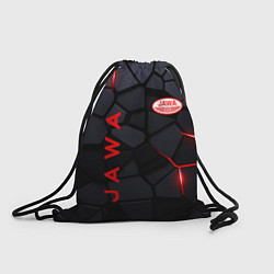 Рюкзак-мешок Jawa - плиты с эффектом свечения, цвет: 3D-принт