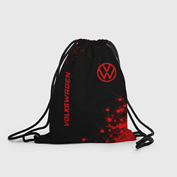 Рюкзак-мешок Volkswagen - red gradient вертикально, цвет: 3D-принт