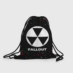 Рюкзак-мешок Fallout конфети, цвет: 3D-принт