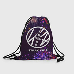 Рюкзак-мешок Праздничный Stray Kids, цвет: 3D-принт