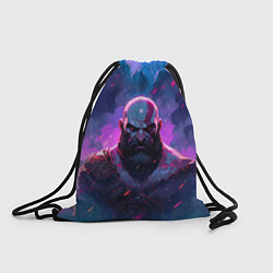 Рюкзак-мешок Kratos - neon rain, цвет: 3D-принт