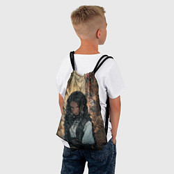 Рюкзак-мешок Темнокожая красавица, цвет: 3D-принт — фото 2