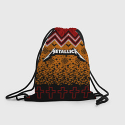 Рюкзак-мешок Metallica christmas ugly sweater, цвет: 3D-принт