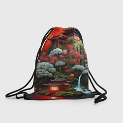 Рюкзак-мешок Японская гора природа, цвет: 3D-принт