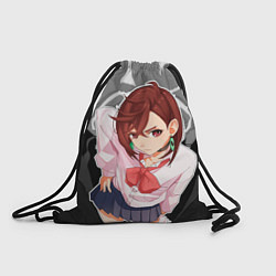 Рюкзак-мешок Дандадан: Момо Аясэ, цвет: 3D-принт