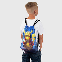 Рюкзак-мешок Диджей Пикачу, цвет: 3D-принт — фото 2