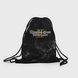 Рюкзак-мешок Kingdom Come Deliverance 2 dark logo, цвет: 3D-принт