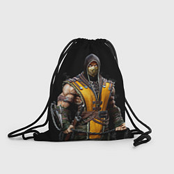 Рюкзак-мешок Mortal kombat - Scorpion, цвет: 3D-принт