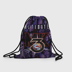 Рюкзак-мешок Ultimate mortal kombat logo, цвет: 3D-принт