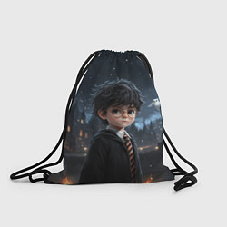 Рюкзак-мешок Серьезный Гарри Поттер, цвет: 3D-принт