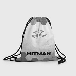 Рюкзак-мешок Hitman - white gradient по-центру, цвет: 3D-принт