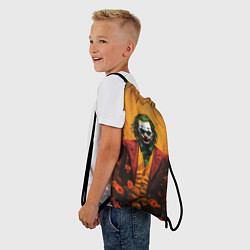 Рюкзак-мешок Джокер в поле цветов, цвет: 3D-принт — фото 2