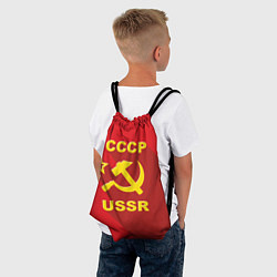 Рюкзак-мешок СССР серп и молот, цвет: 3D-принт — фото 2
