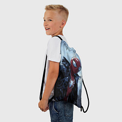 Рюкзак-мешок Человек-паук в куртке, цвет: 3D-принт — фото 2
