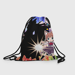 Рюкзак-мешок Фанату аниме, цвет: 3D-принт
