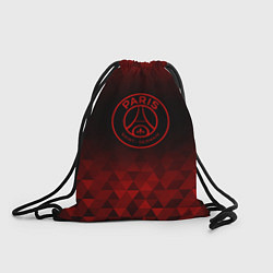 Рюкзак-мешок PSG red poly, цвет: 3D-принт