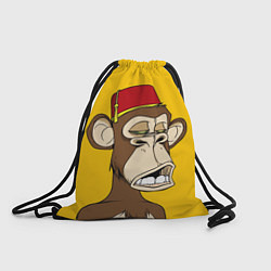 Рюкзак-мешок NFT ape monkey, цвет: 3D-принт