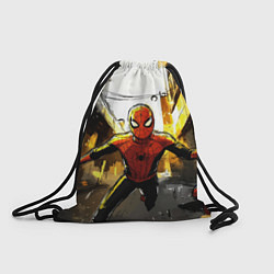 Рюкзак-мешок Бегущий человек - паук, цвет: 3D-принт