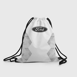 Рюкзак-мешок Ford white poly, цвет: 3D-принт