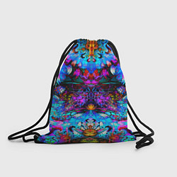 Рюкзак-мешок Абстракция стекло узор, цвет: 3D-принт
