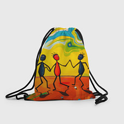 Мешок для обуви Дружба человечков