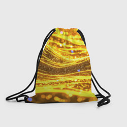 Мешок для обуви Золотые блестящие волны