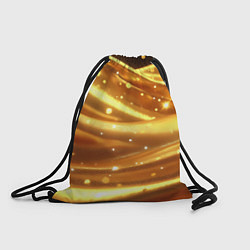 Мешок для обуви Золотая ткань с блестками