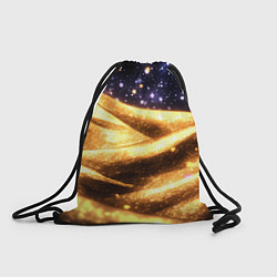 Мешок для обуви Золотая текстура и синее небо