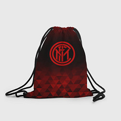 Рюкзак-мешок Inter red poly, цвет: 3D-принт