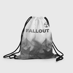 Рюкзак-мешок Fallout - white gradient посередине, цвет: 3D-принт
