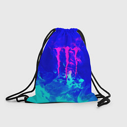 Мешок для обуви Monster energy дым неоновый