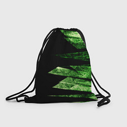 Мешок для обуви Color green black