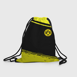 Рюкзак-мешок Borussia жёлтые полосы, цвет: 3D-принт