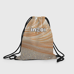 Рюкзак-мешок Inzoi лого на блестящем фоне, цвет: 3D-принт
