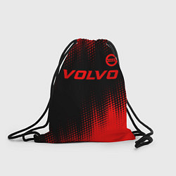 Рюкзак-мешок Volvo - red gradient посередине, цвет: 3D-принт