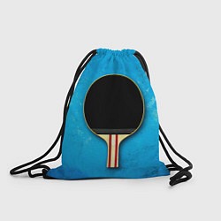 Рюкзак-мешок Ракетка для настольного тенниса, цвет: 3D-принт