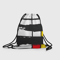 Рюкзак-мешок В стиле пита мондриана, цвет: 3D-принт