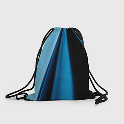 Рюкзак-мешок Black blue, цвет: 3D-принт