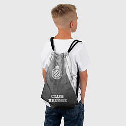 Рюкзак-мешок Club Brugge - grey gradient по-центру, цвет: 3D-принт — фото 2