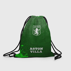 Рюкзак-мешок Aston Villa - green gradient по-центру, цвет: 3D-принт