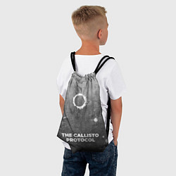 Рюкзак-мешок The Callisto Protocol - grey gradient по-центру, цвет: 3D-принт — фото 2