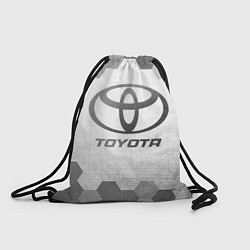 Рюкзак-мешок Toyota - white gradient, цвет: 3D-принт