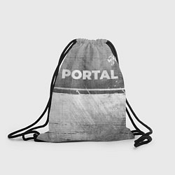 Рюкзак-мешок Portal - grey gradient посередине, цвет: 3D-принт