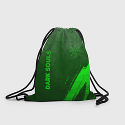 Рюкзак-мешок Dark Souls - green gradient вертикально, цвет: 3D-принт