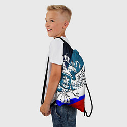 Рюкзак-мешок Герб России и флаг государства, цвет: 3D-принт — фото 2