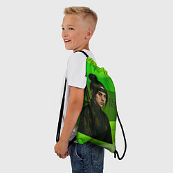 Рюкзак-мешок Билли Айлиш в стиле ниндзи, цвет: 3D-принт — фото 2