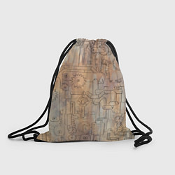 Мешок для обуви Стимпанк элементы