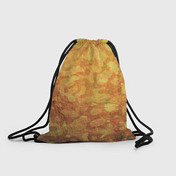 Рюкзак-мешок Абстракция - orange camouflage, цвет: 3D-принт