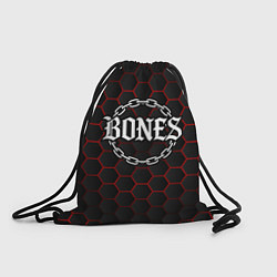 Рюкзак-мешок Bones лого в цепях, цвет: 3D-принт