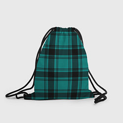 Рюкзак-мешок Checkered dark blue, цвет: 3D-принт